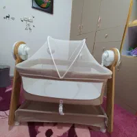 گهواره برقی چوبی