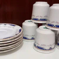سرویس چایخوری وبشقاب چینی وکریستال