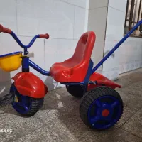 سه چرخه کودک همراه عصای هدایت