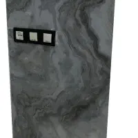 سنگ مصنوعی و یک عدد پنجره