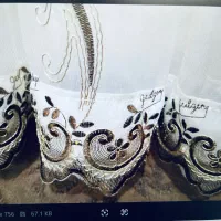 پرده حریر و آستر و والان