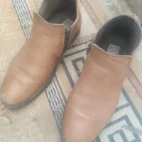 کفش نیم بوت چرم اصل