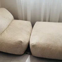 فروش مبل راحتی دو تکه (بین بگ یا هپی چیر )