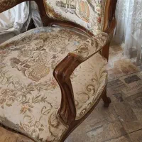 ست مبلمان  و میز ناهار خوری استیل و چوب درجه یک