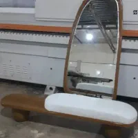 آینه قدی و پاف پایه توپی