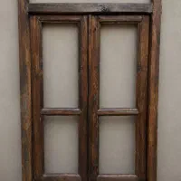 پنجره چوبی قدیمی واصیل 120در90