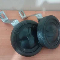 پایه دوچرخه اهنی با دوری لاستیکی