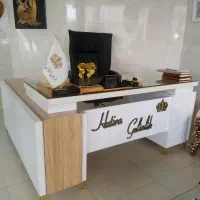 میز مدیریت تمام  mdf سفارشی دوبل کتکار