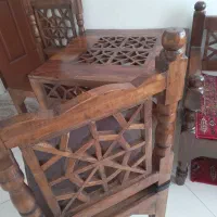 میزغذاخوری دونفره تمام چوب سنتی
