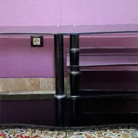میز تلویزیون شیشه ای