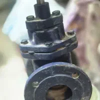 شیر فلکه ۳اینج زبانه لاستیکی