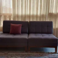 مبل ال ۷ نفره به همراه میز و گل میز