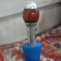 لبگیر کهنه کهربا اصل با بدنه نقره