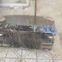 میزتلویزیون شیشه ای.