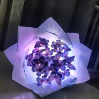 دسته گل پروانه ای آماده