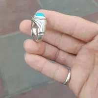 فروش انگشتر فیروزه کهنه نیشابور