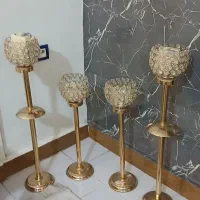 سلام ‌۴عددشمعدون‌‌نگین‌دار‌باشمع‌‌