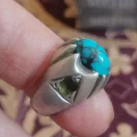 انگشتر فیروزه عنکبوتی