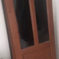 درب upvc رنگ وطرح چوب دو جداره