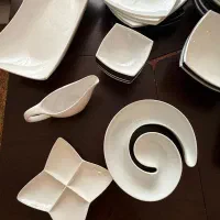 ظرف غذا خوری روز و شب|ظروف سرو و پذیرایی|بابل, |دیوار