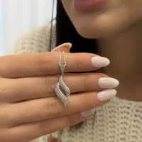 مدال نقره نیم ماه/کادو تولد/برای فرد خاص زندگیت/۵۸