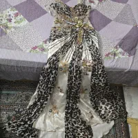 لباس مجلسی کار شده کاملا سالم و نو