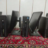 8 عدد مینی کیس HP و مانیتور 22 اینچ Dell