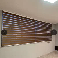 دو عدد پرده زبرا