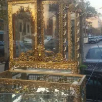 (فروش و خریدار )بوفه ساعت کنسول لوستر آینه شمعدان