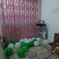 پرده حریر در حد نو
