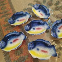 شش عدد ظرف چینی قدیمی ژاپن