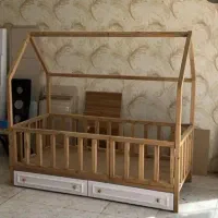 تخت نوزادی نوجوان مدل مونته سوری سرخ پوستی