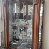 ویترین چوبی آینه دار