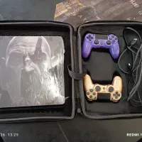 پی اس فوراسلیم PS4slimکپیخور۵۰۰گیگ دودسته شارژرکیف