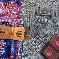 جانماز مخمل و ساده و رحل و جاقرآنی