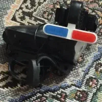چراغ قوه و چراغ پلیسی شارژی دوچرخه در حد نو