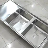 سینک ظـرفـشـویی دوپله طرح دسـت سـاز لگن بزرگ