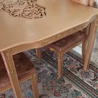 میز ناهار خوری ۸نفره چوب گردو