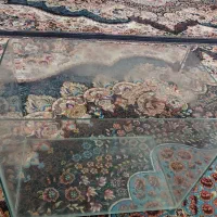 ‌اکواریوم ‌شیشه خم با وسایل‌