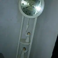 ساعت ایستاده رنگ سفید