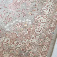 فرش گل برجسته ماشینی قالی سلیمان