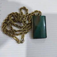 گردن بندعقیق سبز یمنی