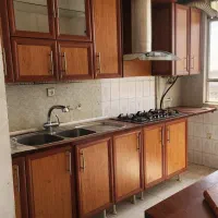 کابینت ام دی اف همراه گاز پنج شعله و سینک و هود