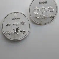 پک انگشتر آبکاری نقره