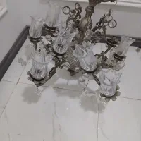 لوستر۱۰شاخه برنزه