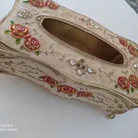 جا دستمال کاغذی جنس برنج سنگین