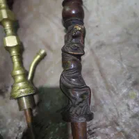 قلیان برنجی قلیون چوبی اصلی درجه یک