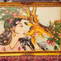 ۲عددتابلو کوبلن دست دوز بزرگ|تابلو، نقاشی، عکس|تهران, زیبادشت|دیوار