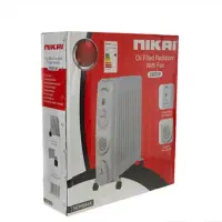 شوفاژ برقی 13پره فن دار ترموستاتی 2900 وات انرژی A