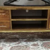 میز تلویزیون طرح چوب